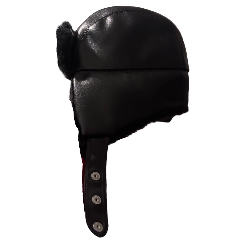 Vintage Faux Leather Bomber Cap Xl Amalgamated Union Of Clothing Workers